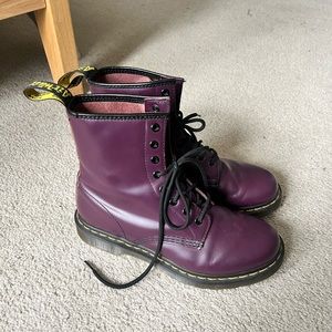 Brand new purple doc martens